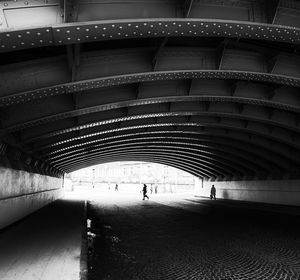 Illuminated tunnel