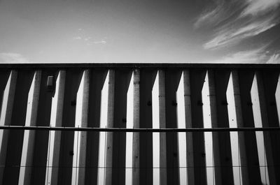 Low angle view of building against sky