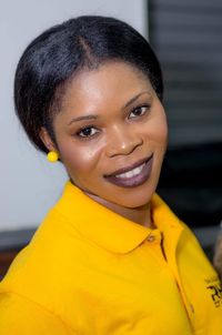 Portrait of a smiling young woman