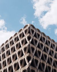 Low angle view of built structure against sky