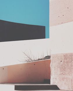 Close-up of building against clear sky