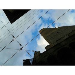 Low angle view of building against sky