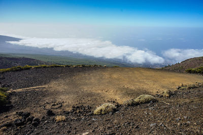 Scenic view of landscape against sky