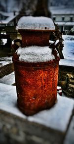 Close-up of water in winter