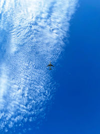 High angle view of helicopter in sea