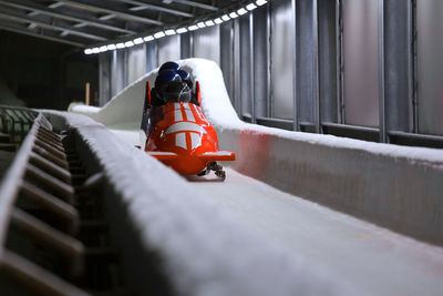 Red bobsled 