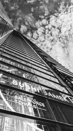 Low angle view of building against sky