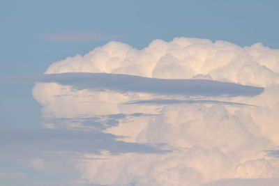 Low angle view of clouds in sky