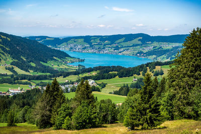 Scenic view of landscape against sky