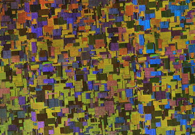 Full frame shot of colorful wall