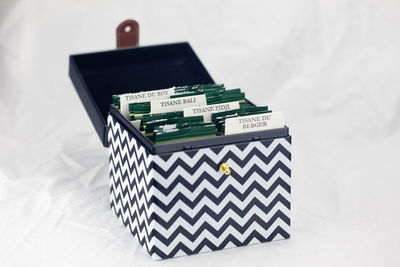 Close-up of text on paper