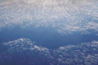 Low angle view of clouds in sky