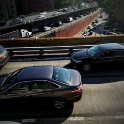 Cars on road