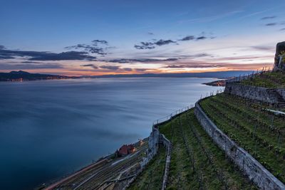 Panoramic view of sea against sky