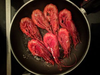 Close-up of red chili peppers