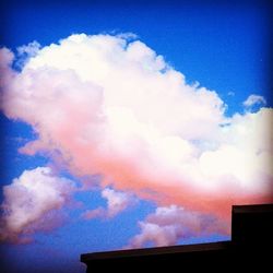 Low angle view of cloudy sky