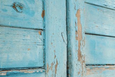 Full frame shot of weathered wooden wall