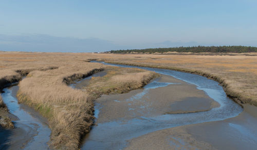 The beach of sankt peter-ording on the north sea