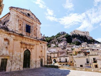 View of old building against sky