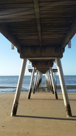 Interior of pier