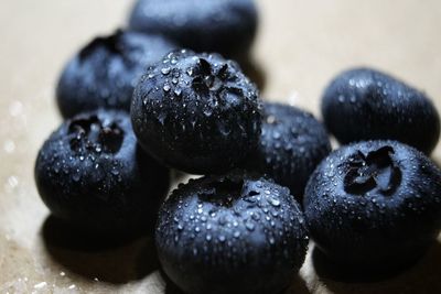 Close-up of fruits on table