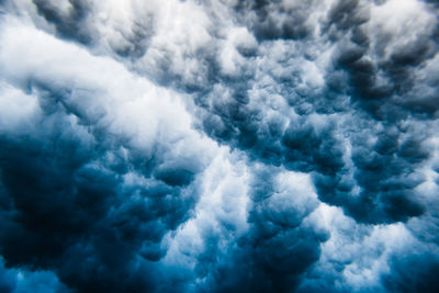 Low angle view of clouds in sky