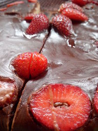 Close-up of strawberries