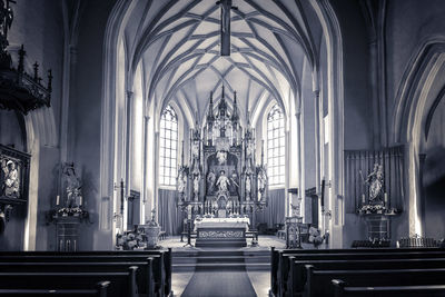 Interior of building