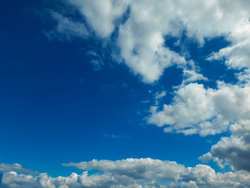Low angle view of clouds in sky