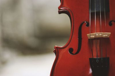Cropped image of violin