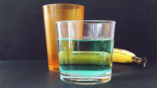 Close-up of drink on table