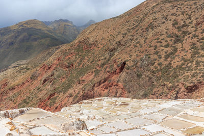 Scenic view of mountain range