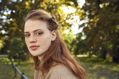 Portrait of a young woman