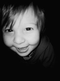 Portrait of cute smiling boy