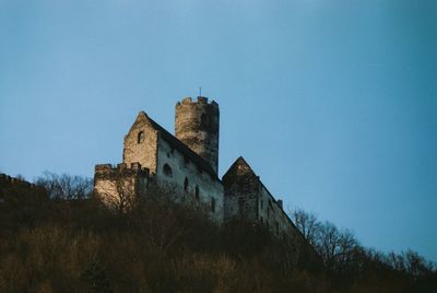 Bezdez castle at sunset, shot on expired 35mm film.