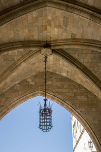 Palace of the grand master of the knights of rhodes , medieval castle in the city of rhodes,  greece