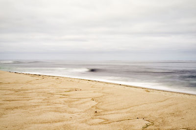 Minimalist coastal scene in la jolla, california, usa.