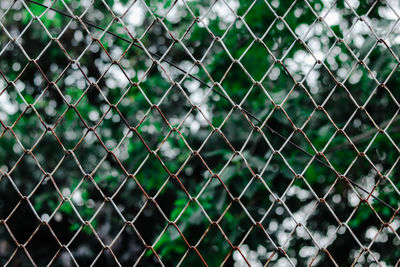 Full frame shot of chainlink fence