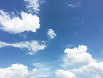 Low angle view of clouds in sky