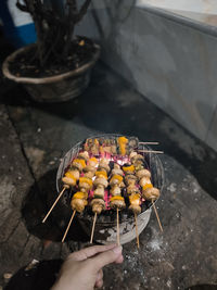 Marshmallow satay