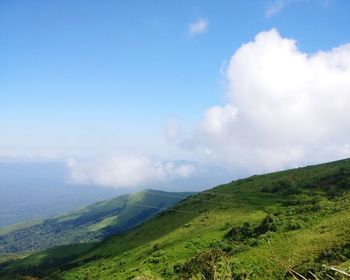 Scenic view of landscape against sky