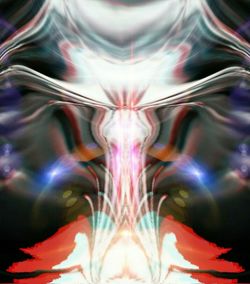 Light painting at night