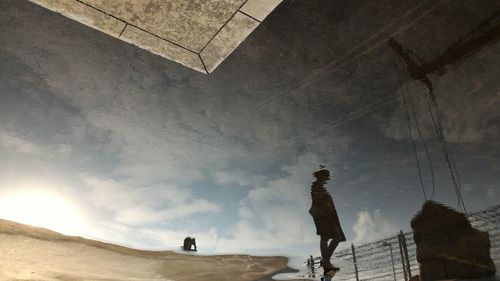 Low angle view of building against sky