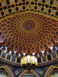 Low angle view of ceiling