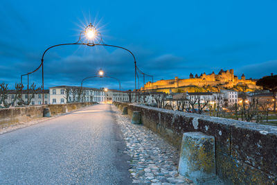 Bridge over river against sky