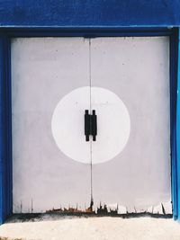 Street lights hanging on wall