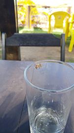 Close-up of drink on table