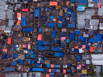 Full frame shot of buildings in city