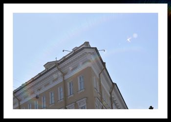 Low angle view of building against sky