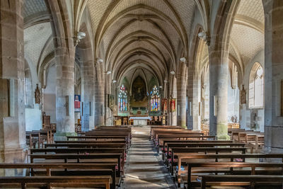 Interior of historic building